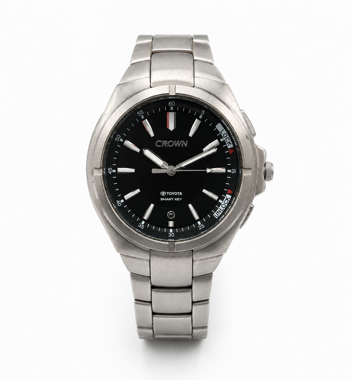 Toyota Crown Silver/Black Smart Key Watch